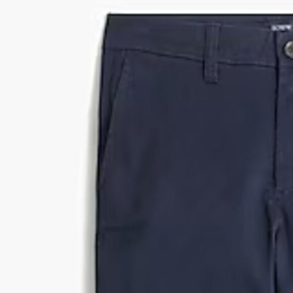 J. Crew Factory High-rise girlfriend chino pant Navy blue EUC size 0 - Picture 8 of 13